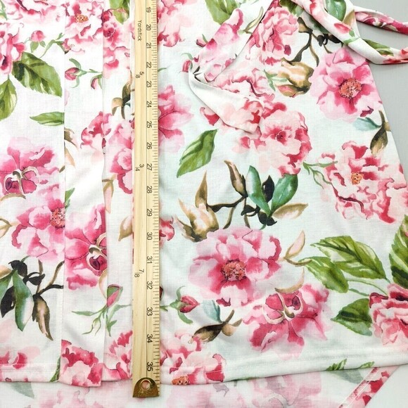 Show Me Your Mumu Brie Robe Women One Size Pink Garden of Blooms Flowy - Picture 10 of 10